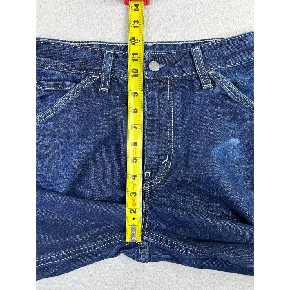 Levis Jeans Mens 30x30 Blue Relaxed Tapered Carpenter Utility Zip Fly Denim